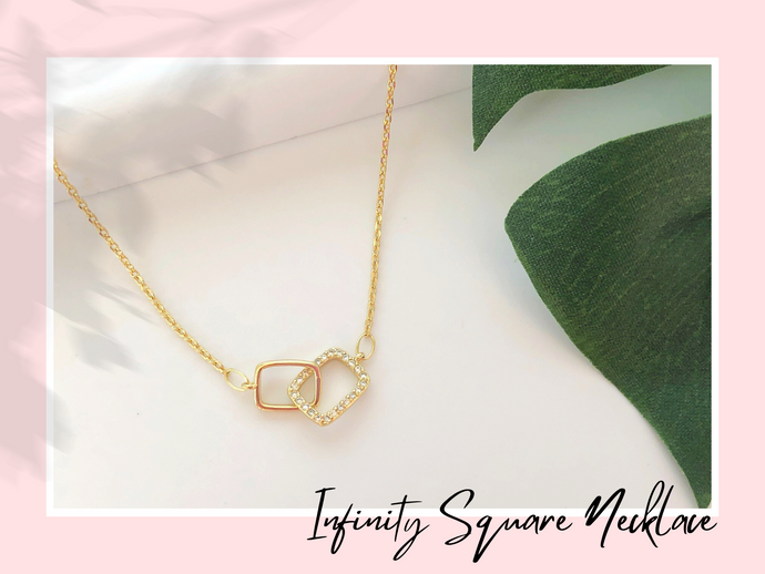NEW! Our Infinity Square Necklace